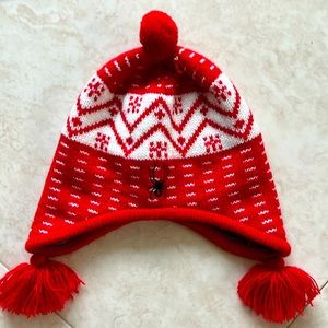 Spider 🕷️ Pom Pom Beanie ski hat